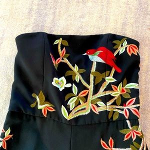 Alice + Olivia Stunning Embroidered Jumpsuit